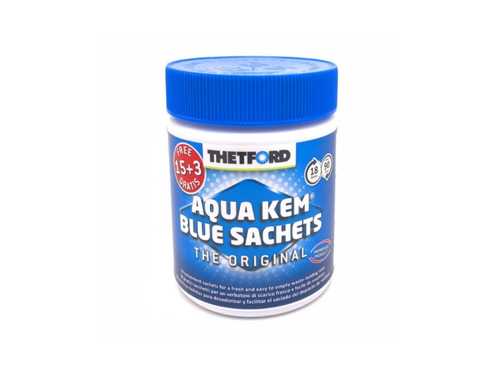 Aqua kem blue sachets