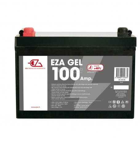Batteria 100AH AGM GEL EZA — Arno Caravan